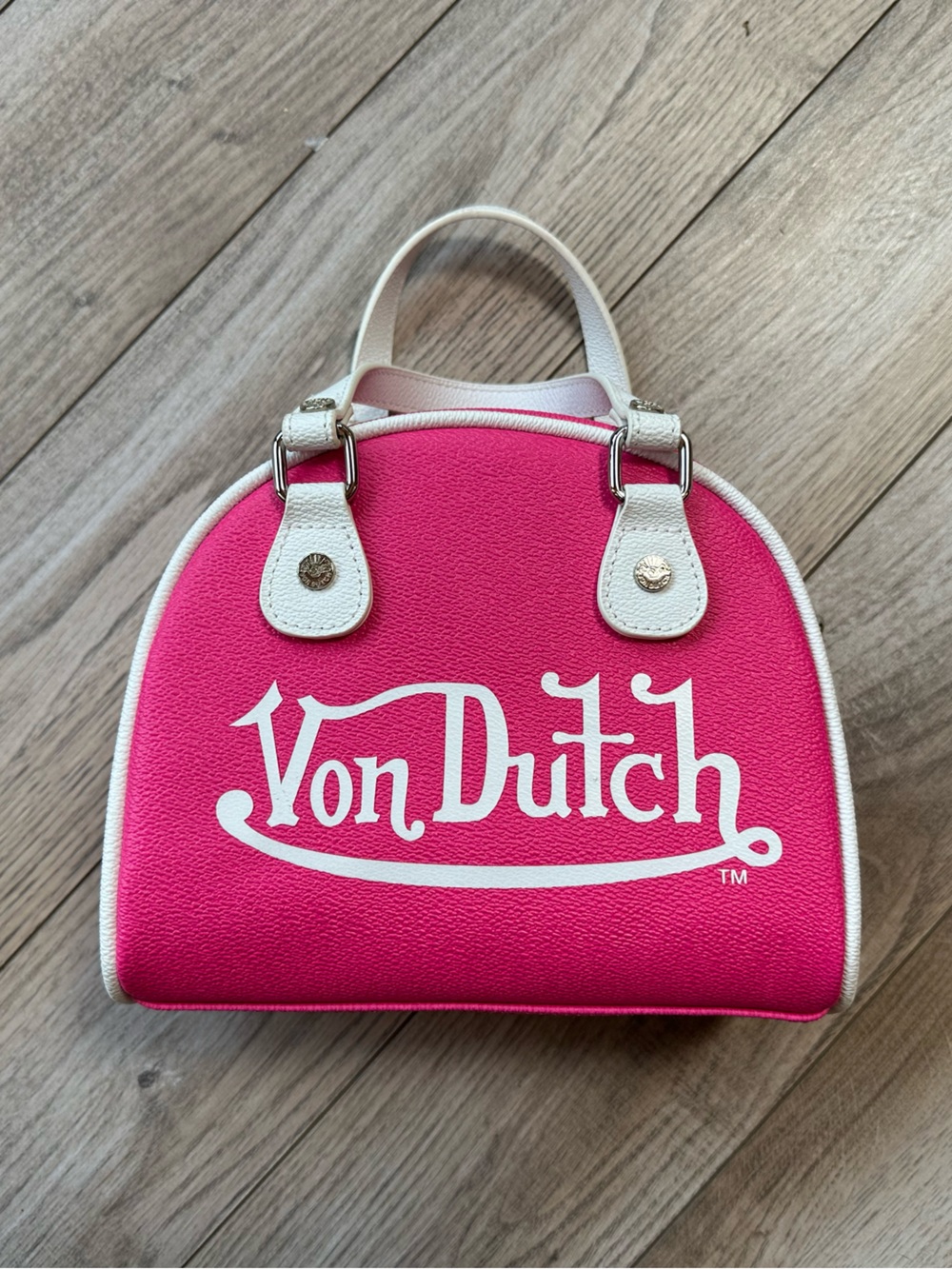 VON DUTCH CLASSIC 51 PINK BOWLING BAG